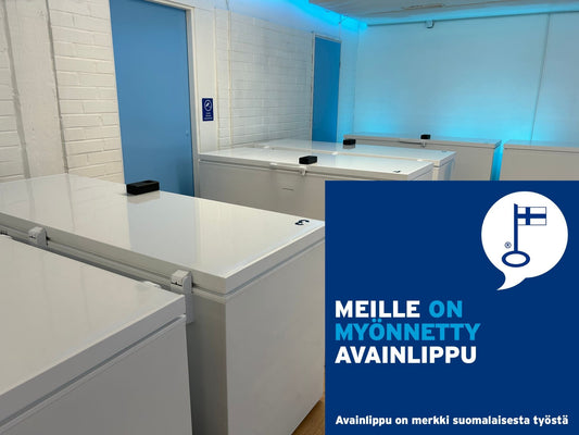 Pakastuspalvelullemme on myönnetty avainlippu 