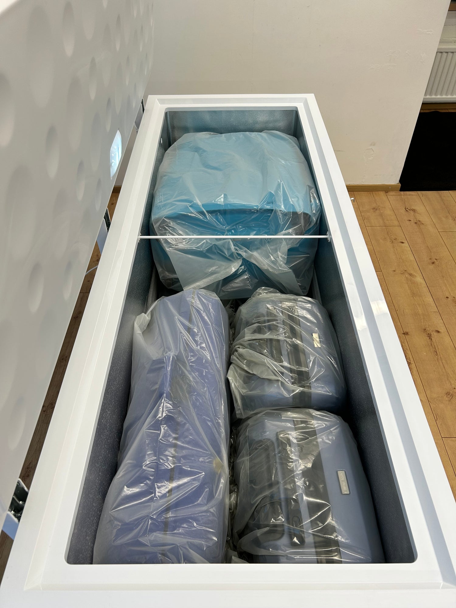 Pakastuksessa olevaa tavaraa